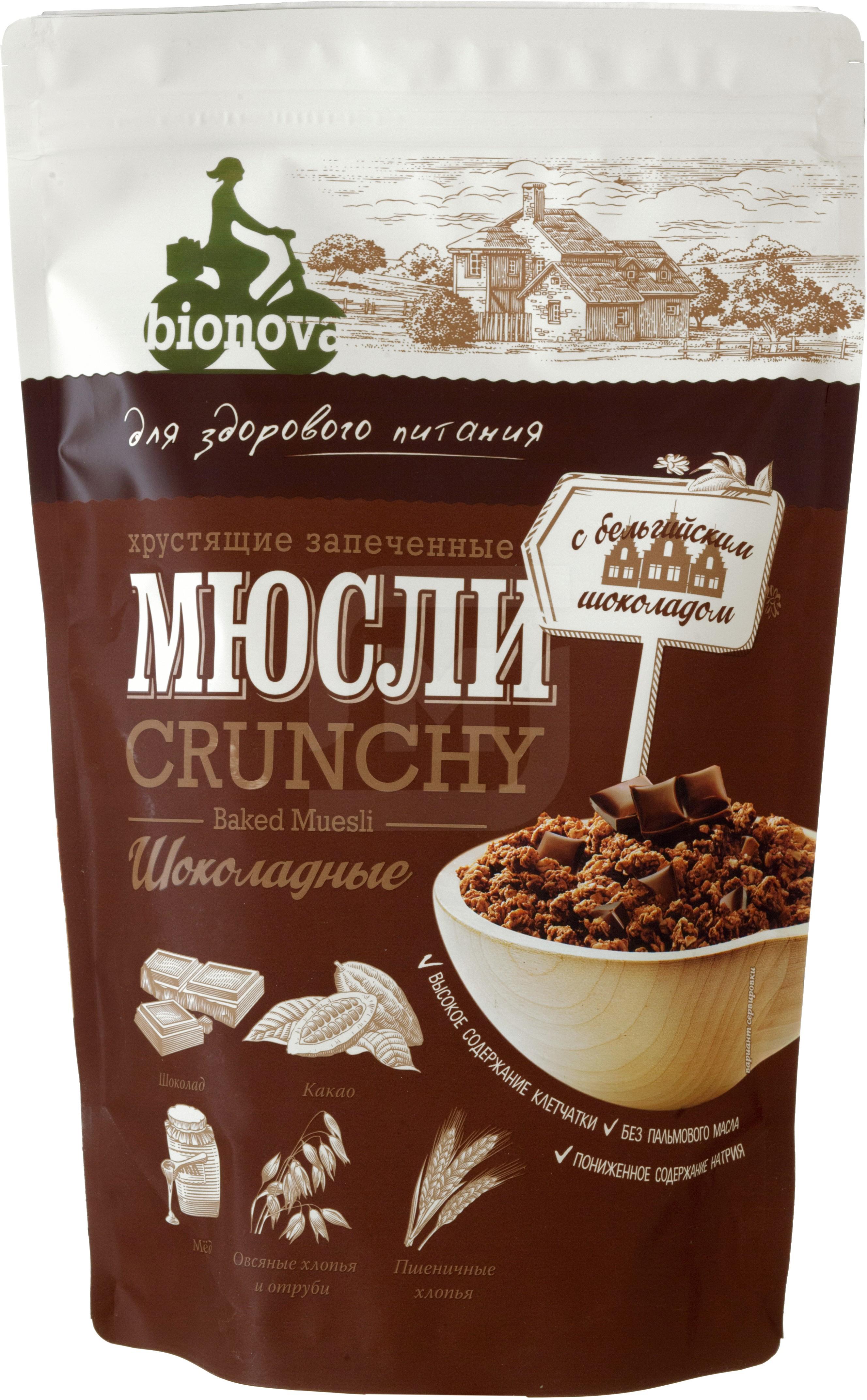 

Мюсли Bionova Шоколадные запеченные