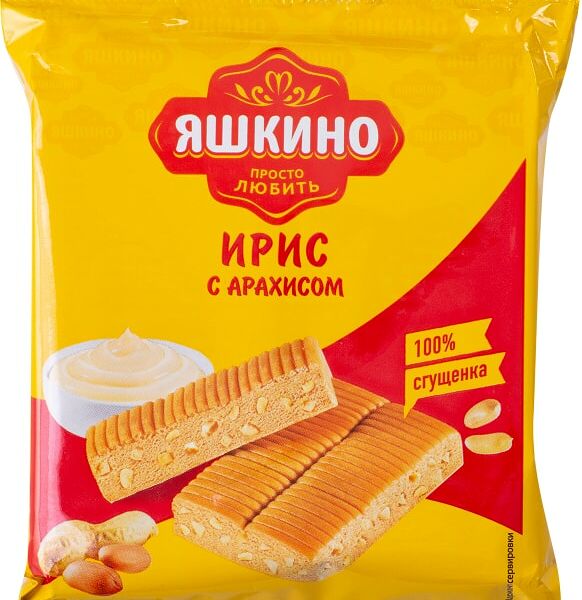 Ирис Яшкино с арахисом 140г