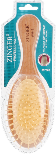 

Расческа массажная Zinger c пластиковыми зубьями