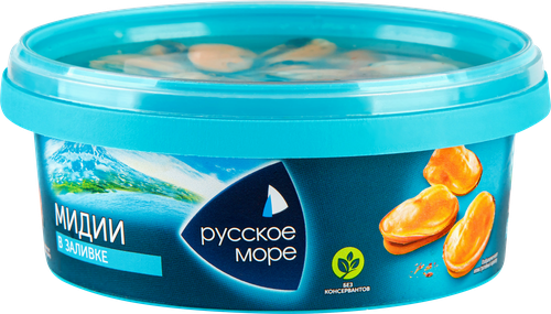 

Мидии Русское море в заливке 300 г