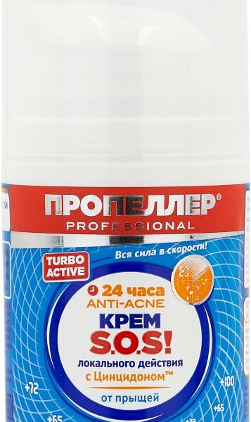 Крем Пропеллер Turbo Active SOS локального действия от прыщей 50мл