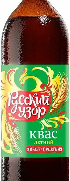Квас Русский узор Летний живого брожения 1.42л
