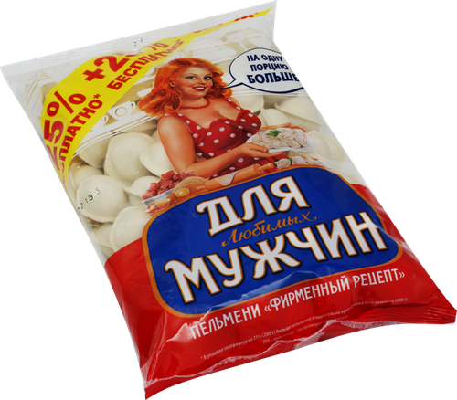 

Пельмени Для любимых мужчин Фирменный рецепт, 1000 г