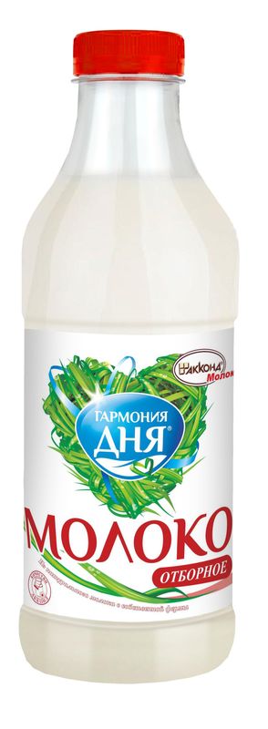 

Молоко пастеризованное Гармония Дня отборное 6% 900 мл