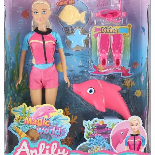 Игрушка Anlily Кукла с дельфином