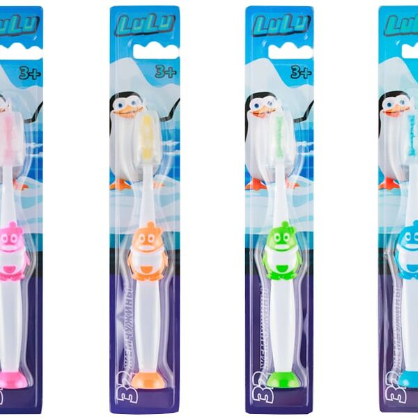 Зубная щетка 32 Жемчужины LuLu Kid 999 M детская в ассортименте