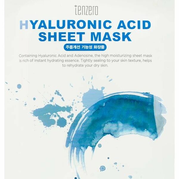 Маска тканевая для лица Tenzero с гиалуроновой кислотой