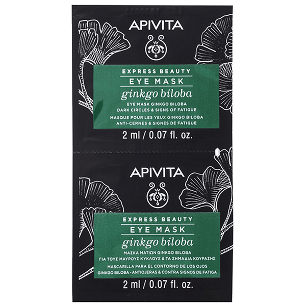 Апивита Экспресс Бьюти Маска для кожи вокруг глаз Гинкго Билоба саше 2мл №2