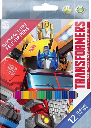 

Фломастеры Transformers/Щенячий патруль, 12 цветов, в ассортименте