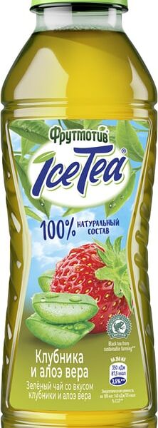 Чай зеленый Фрутмотив Клубника и Алоэвера 500мл