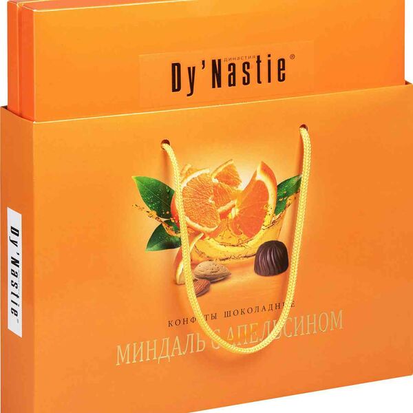 Набор конфет шоколадные Dy'Nastie Миндаль с апельсином