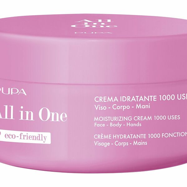 PUPA Крем для лица, рук и тела увлажняющий с гиалуроновой кислотой All In One, 350 мл