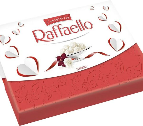Конфеты Raffaello с цельным миндальным орехом в кокосовой обсыпке 90г
