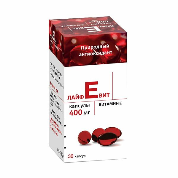 Лайфевит капсулы 400 мг 30 шт
