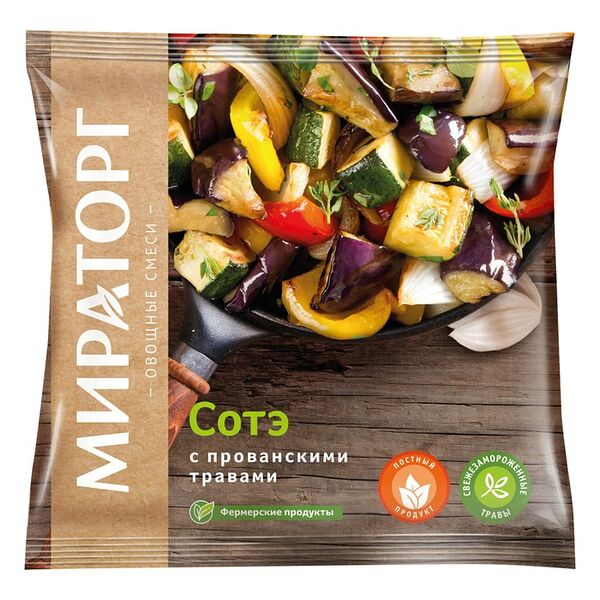 Смесь овощная Vитамин Сотэ с прованскими травами быстрозамороженная 400г