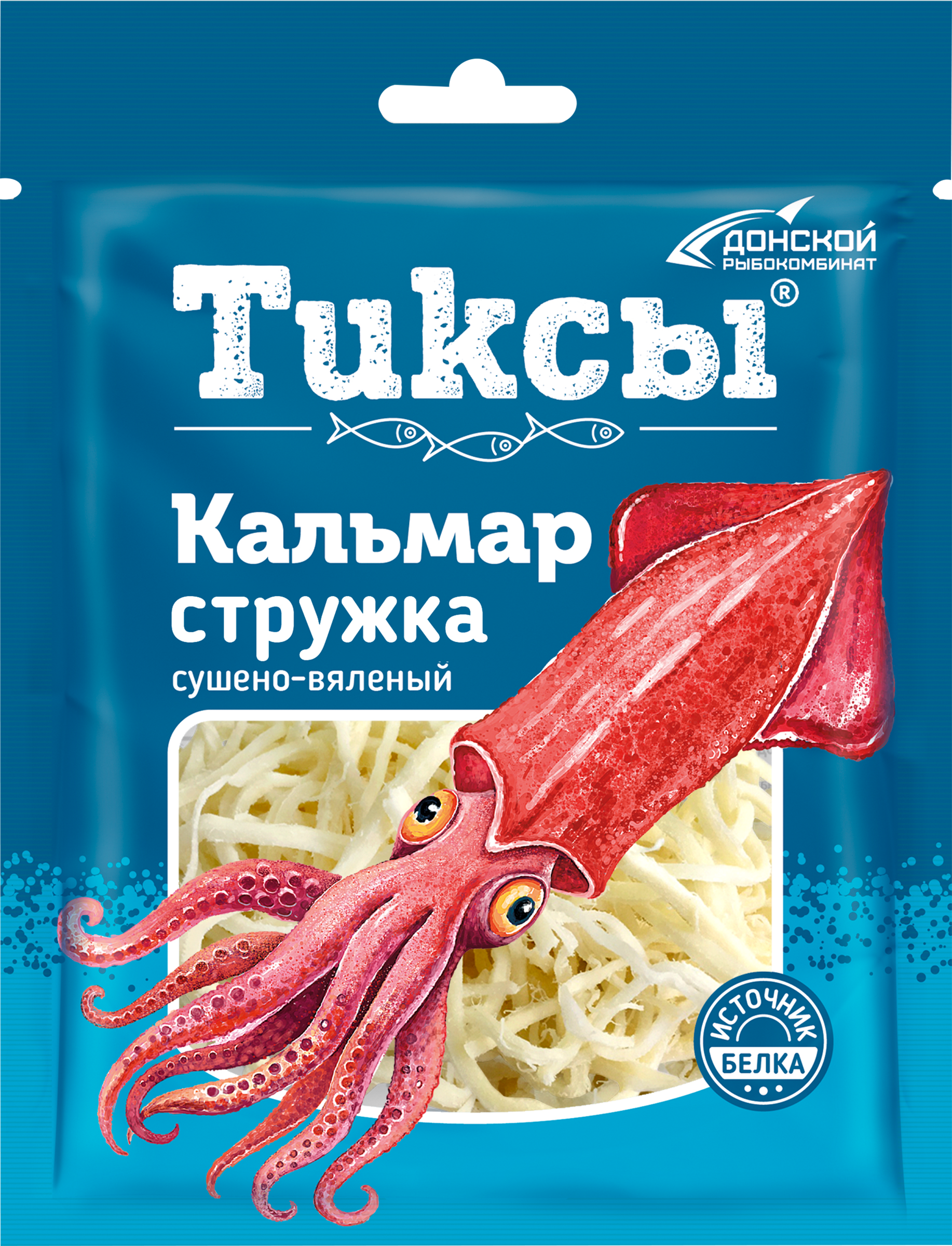 

Кальмар сушено-вяленый Тиксы стружка 70 г