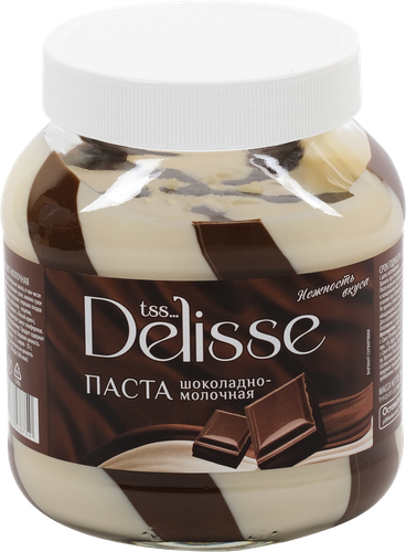 

Паста DELISSE Шоколадно-молочная, 700г