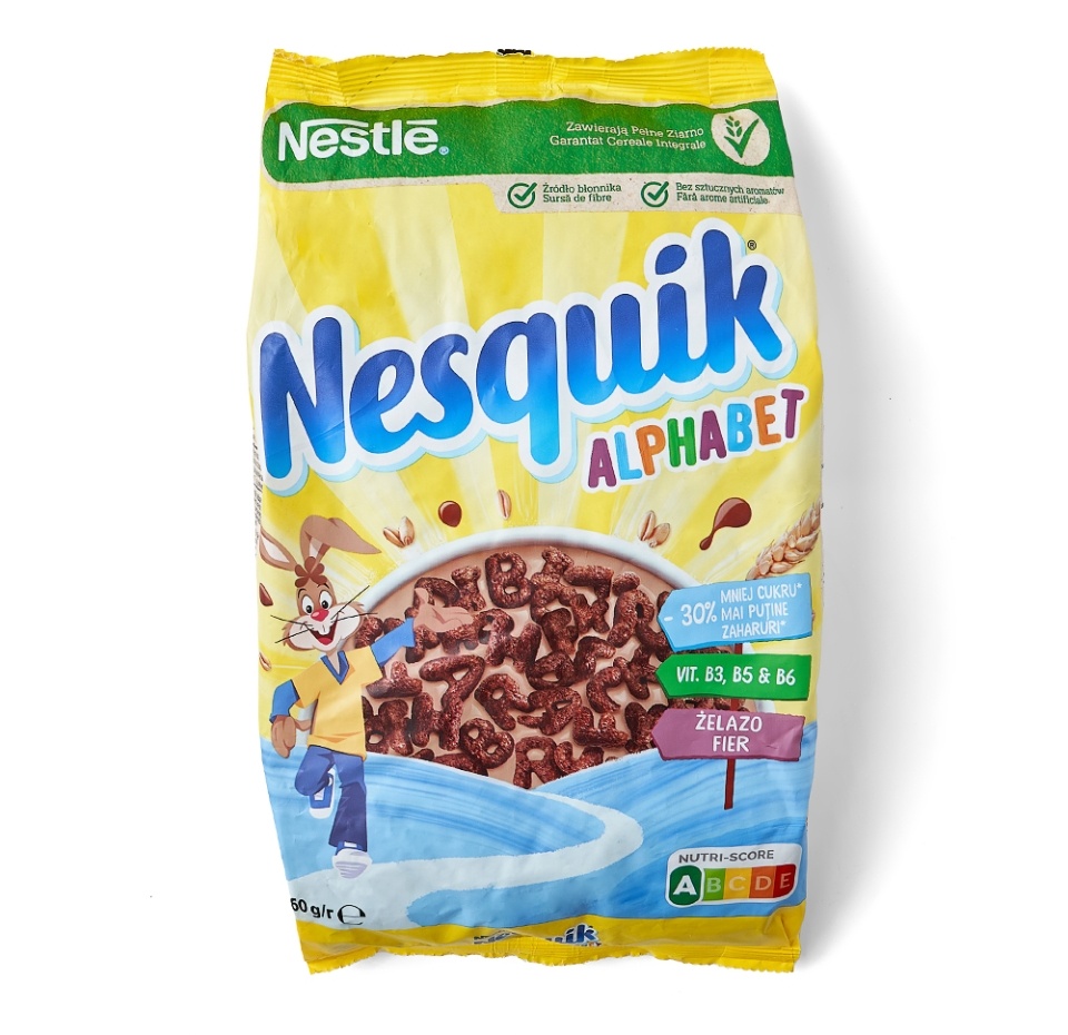 

Завтрак готовый Nesquik «Алфавит», Nestle, 460 г, Польша