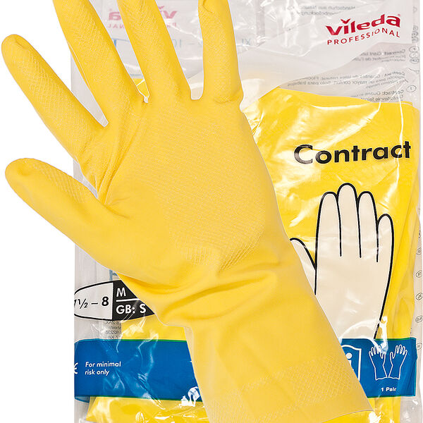 Перчатки хозяйственные L VILEDA