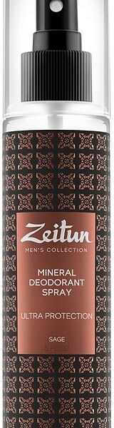 Дезодорант-антиперспирант Zeitun Ультра-защита Шалфей минеральный 150мл