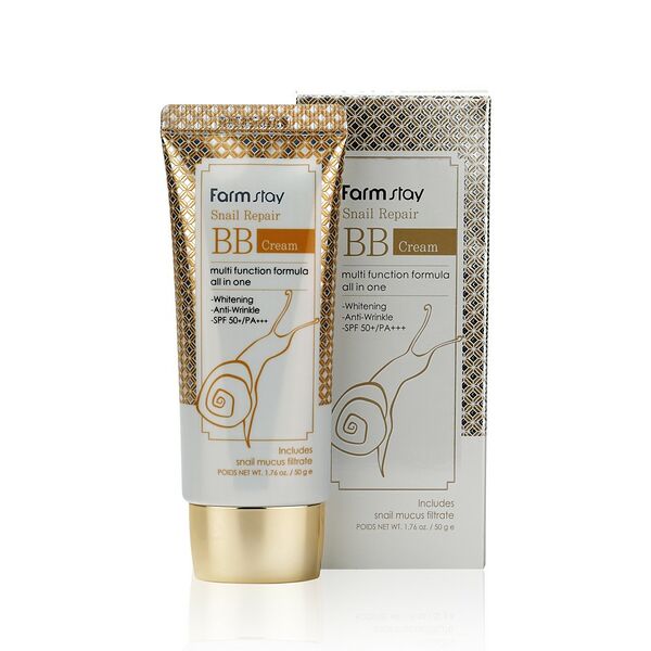 BB крем для лица FarmStay восстанавливающий , с муцином улитки 50г