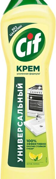 Крем чистящий Cif Актив Лимон универсальное средство для кухни и ванной 500мл