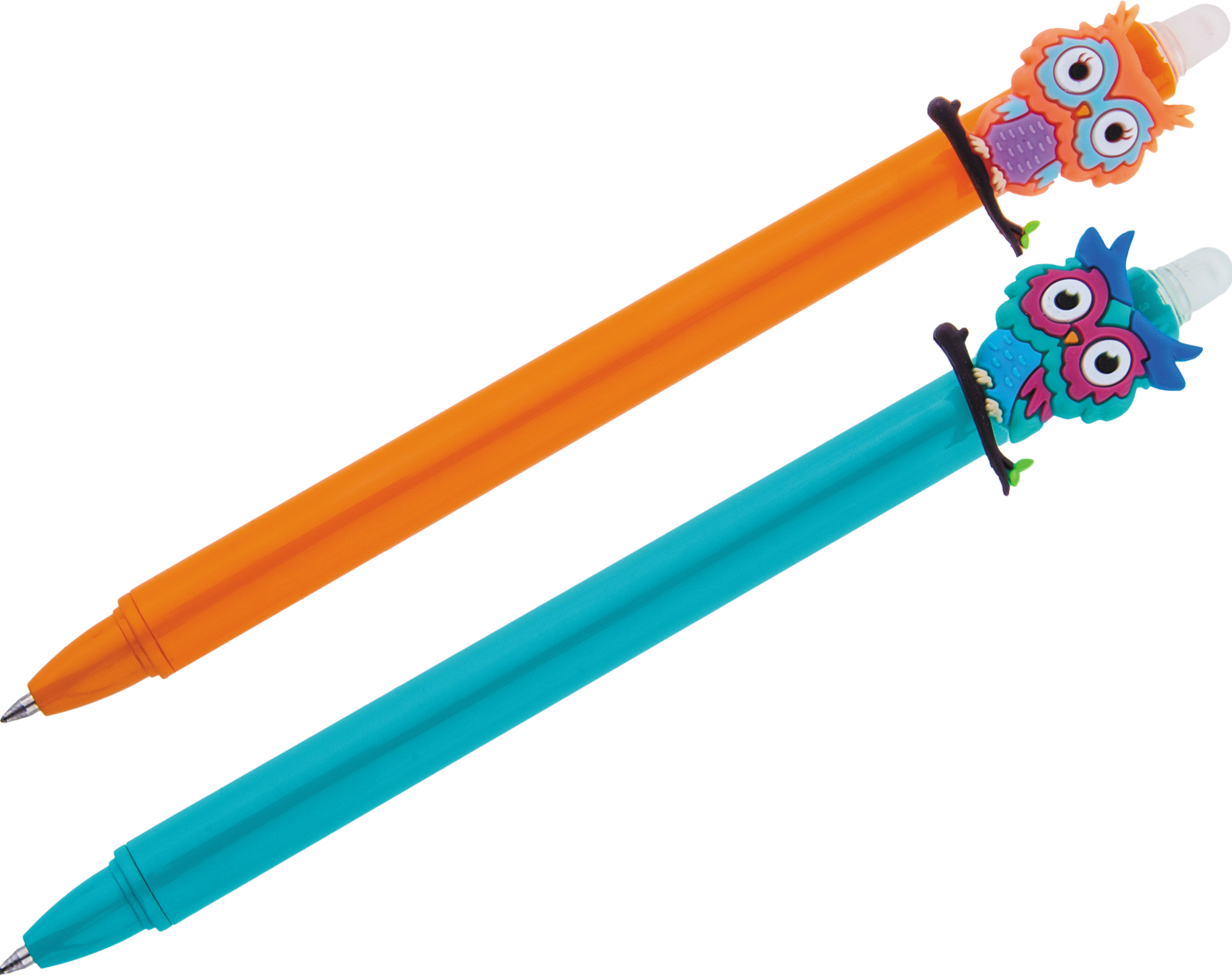 

Ручка гелевая MESHU Owls 0,5мм, стираемая, автоматическая, синий