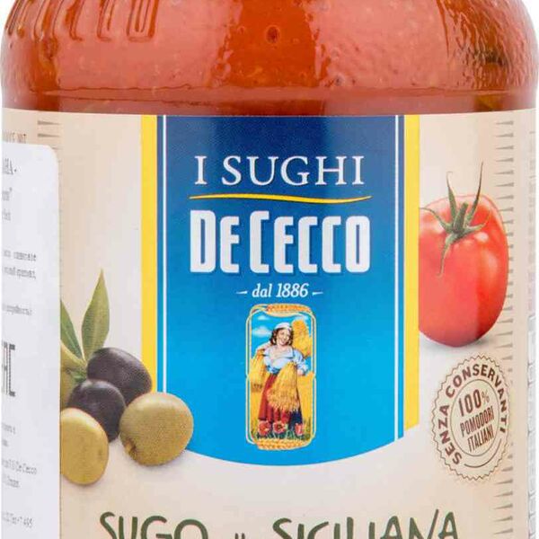 Соус Сицилийский De Cecco Sicilian с оливками