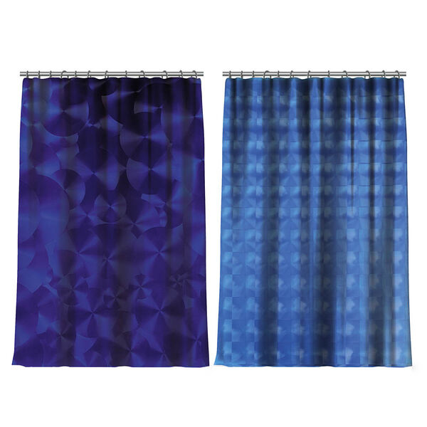 Vetta шторка для ванной, эва, 180x180см, 12 колец, 3d, 2 дизайна в ассортименте