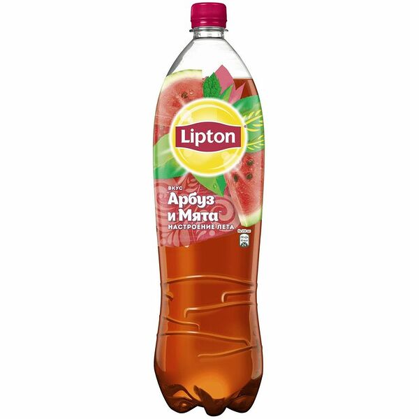 Холодный чай Lipton Арбуз-Мята, 1.5л