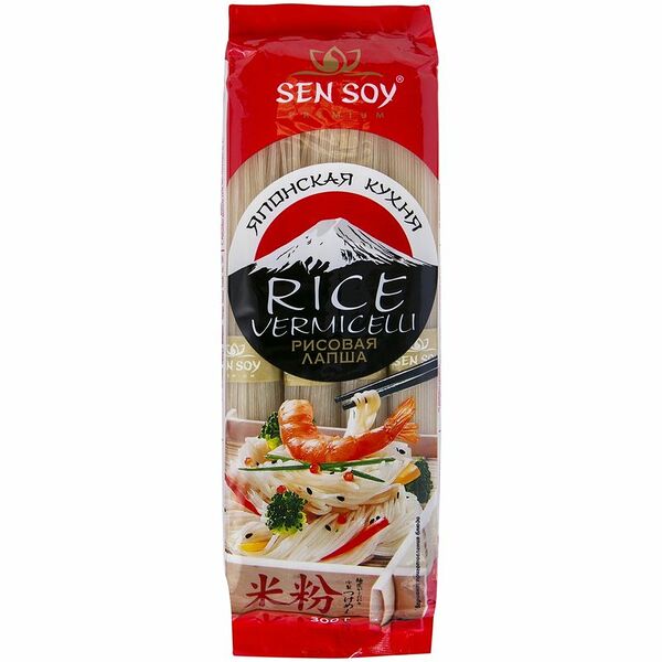 Лапша Sen Soy Premium Rice Vermicelli рисовая 300г