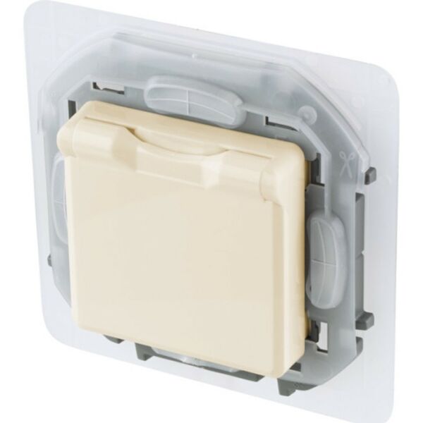 Розетка LEGRAND Inspiria, 2к, 16А, 250В, ip 44, заземление