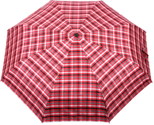 

Зонт женский RAINDROPS d=116см суперавтоматический, в клетку, пондж, Арт. RD-733816
