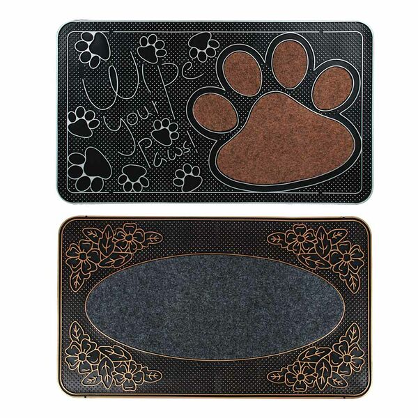 Vetta коврик придверный, резиновый с дизайном 40х70см, 2 дизайна в ассортименте