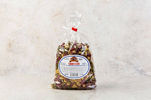 Макаронные изделия Спигелли со свеклой и шпинатом