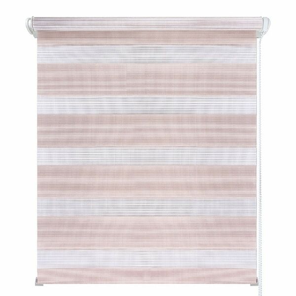 Штора рулонная День-Ночь, 57х160см, карамель