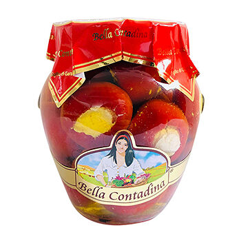 Перец, фаршированный сыром рикотта, в масле, Bella Contadina