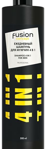 Шампунь для волос Concept Fusion Ежедневный для мужчин 4в1 500мл