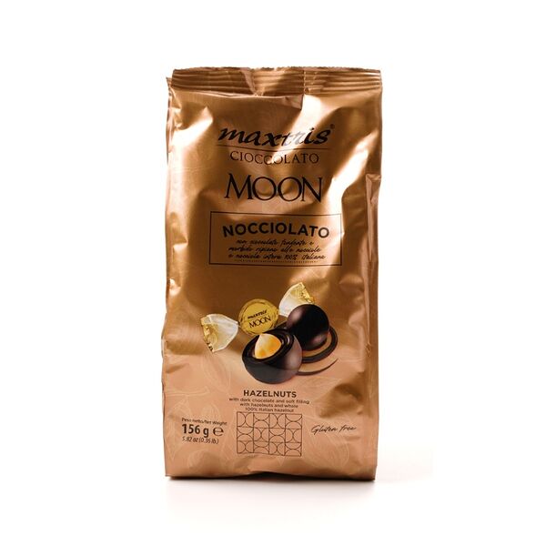 Конфеты MAXTRIS MOON шоколадные с шокол кремом/цел фундуком 156г