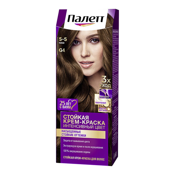 Краска для волос Palette Интенсивный цвет тон G4, какао 110 мл
