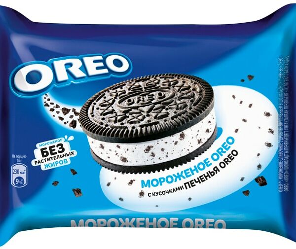 Мороженое Oreo Сэндвич ванильное с кусочками печенья 130мл
