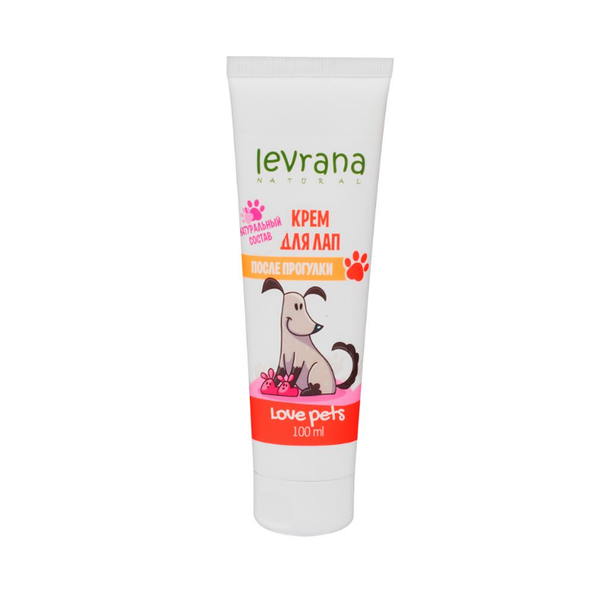 Levrana Love pets Крем для лап после прогулки