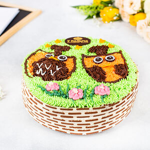 Сладкий зоопарк Сова торт 1 сентября 1200 г