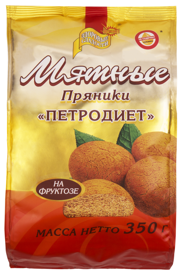 

Пряники Петродиет Мятные на фруктозе 350 г