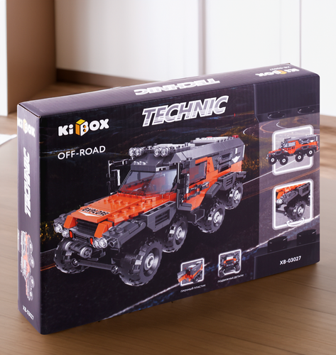 

Конструктор KIBOX Вездеход 466 деталей, Арт. XB-03027