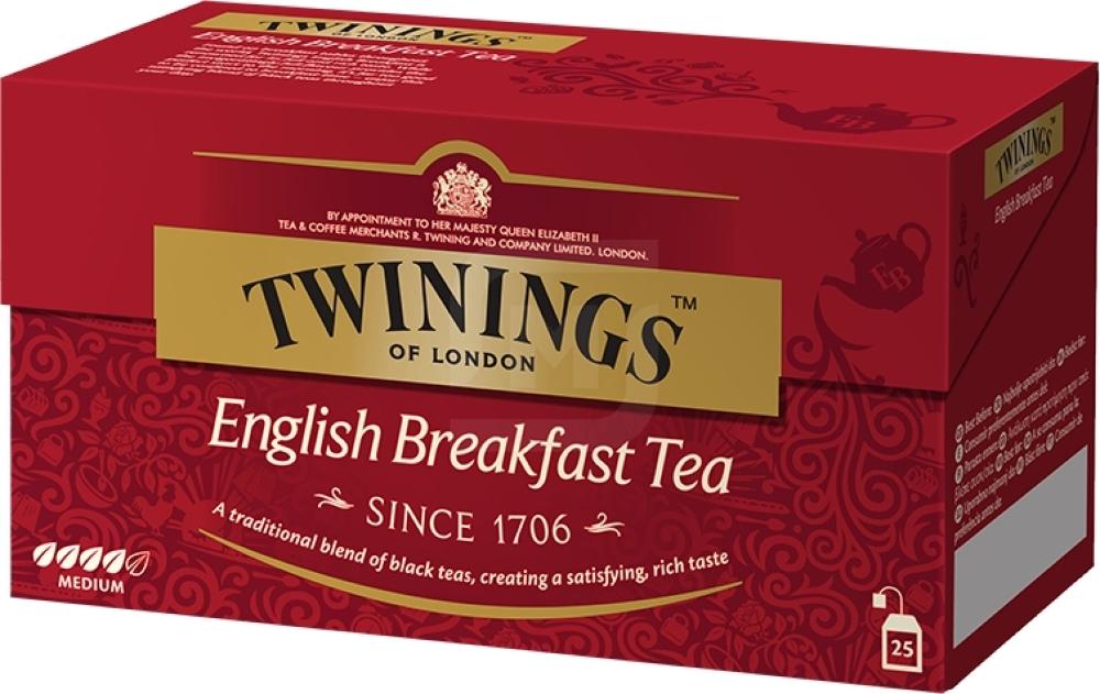 

Чай черный Twinings English Breakfast 25пак*2г