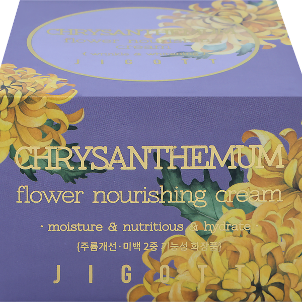 Крем для лица Jigott Flower Питательный с экстрактом хризантемы