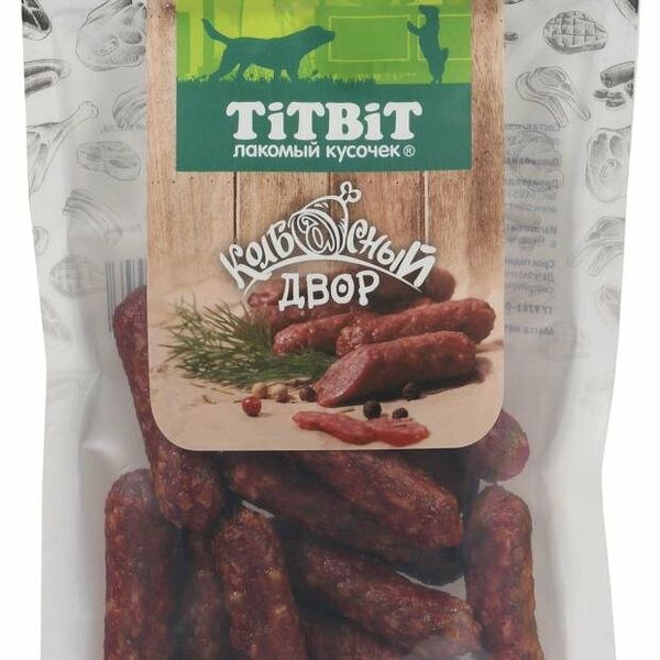 Лакомство для собак TiTBiT Колбаски Венгерские Колбасный двор