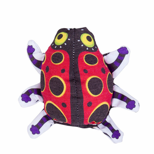 Игрушка для кошки Антицарапки Божья коровка с валерианой