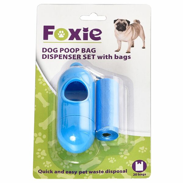 Набор для улицы FOXIE футляр+сменные пакеты 1рул х 20шт